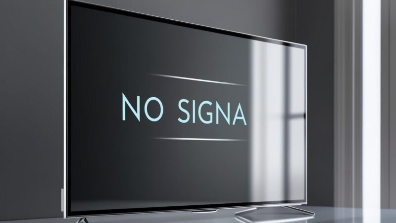 no signal modern tv